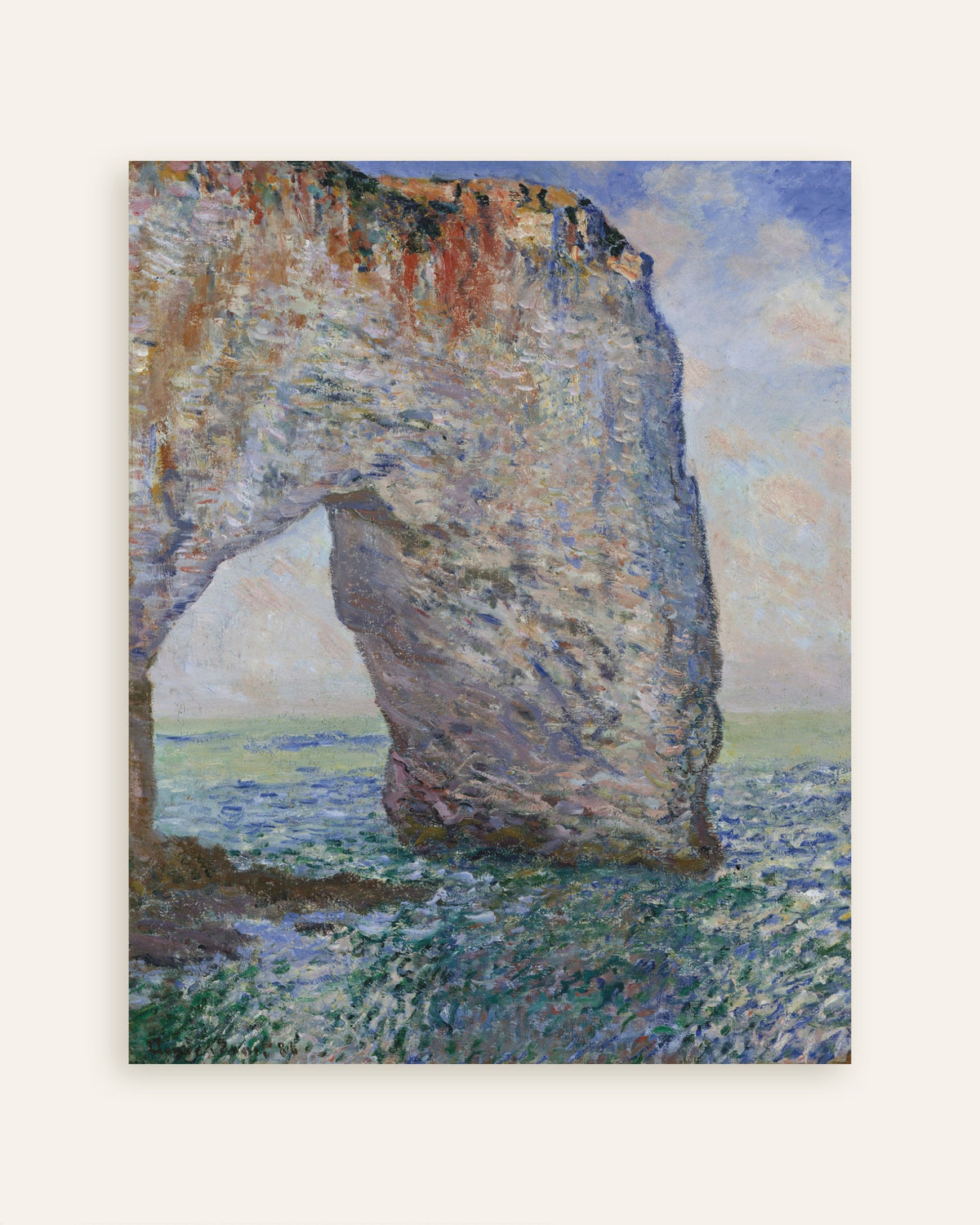 Poster A Manneporte perto de Étretat (1886), de Claude Monet, miniatura