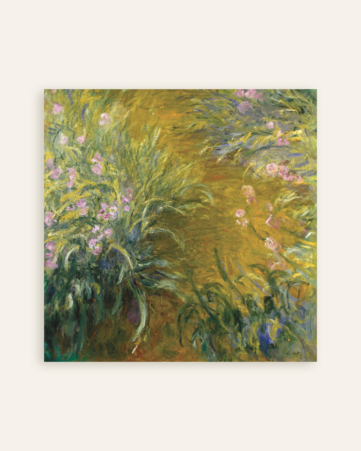 Poster O Caminho entre as Íris (1914–1917), de Claude Monet, miniatura