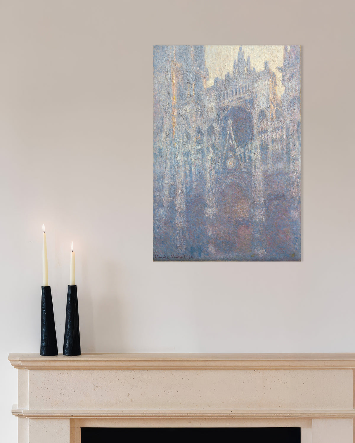 Poster O Portal da Catedral de Rouen à Luz da Manhã (1894), de Claude Monet