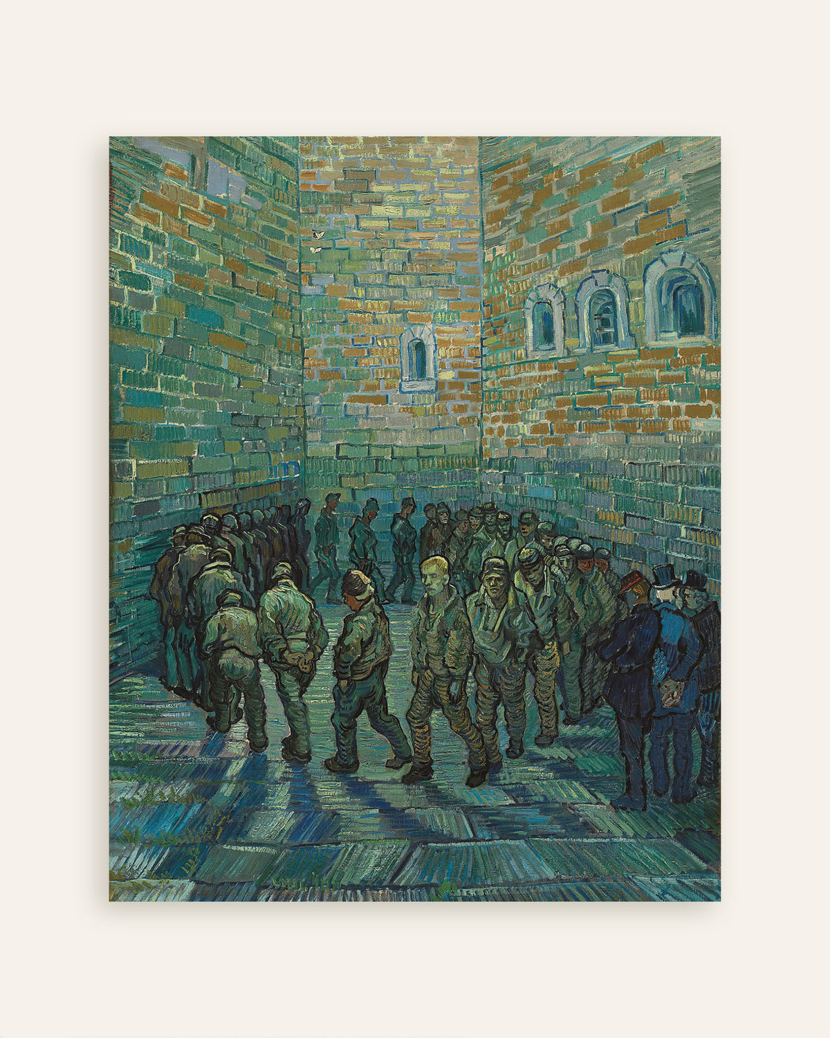 Poster de O Pátio da Prisão, segundo Doré (1890), de Vincent van Gogh, em miniatura