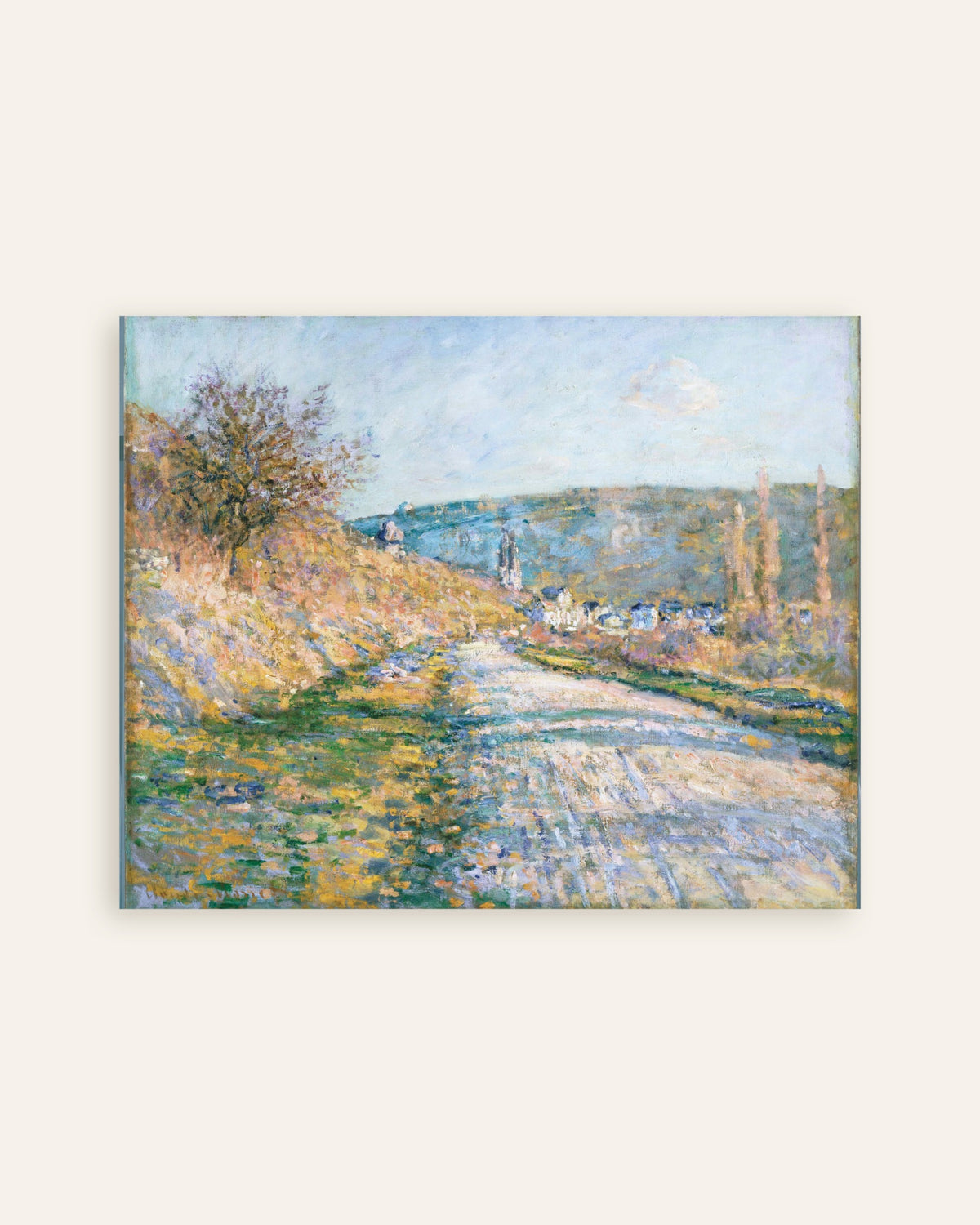 Poster A Estrada para Vétheuil (1879), de Claude Monet, miniatura