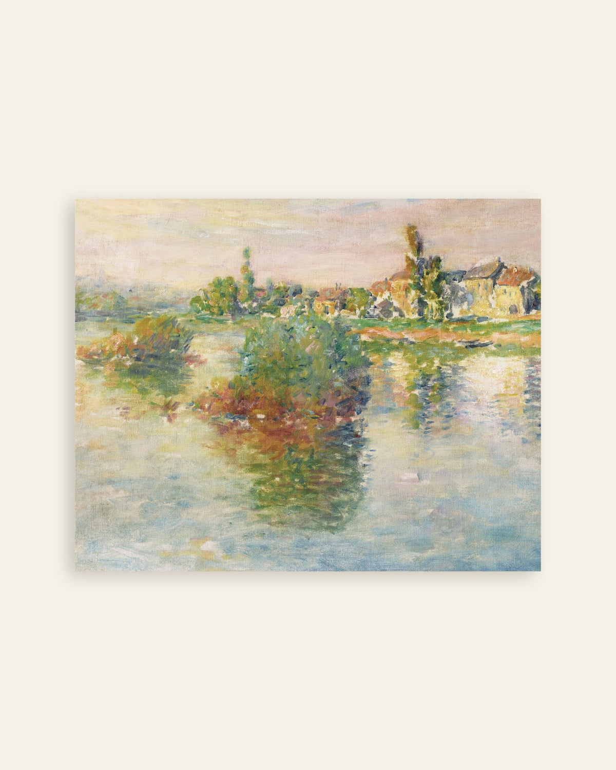 Poster O Sena em Lavacourt (1879), de Claude Monet, miniatura