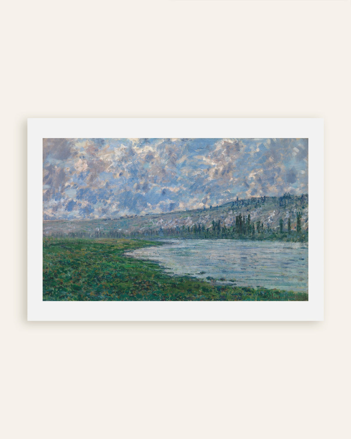 Poster O Sena em Vétheuil (1880), de Claude Monet, miniatura