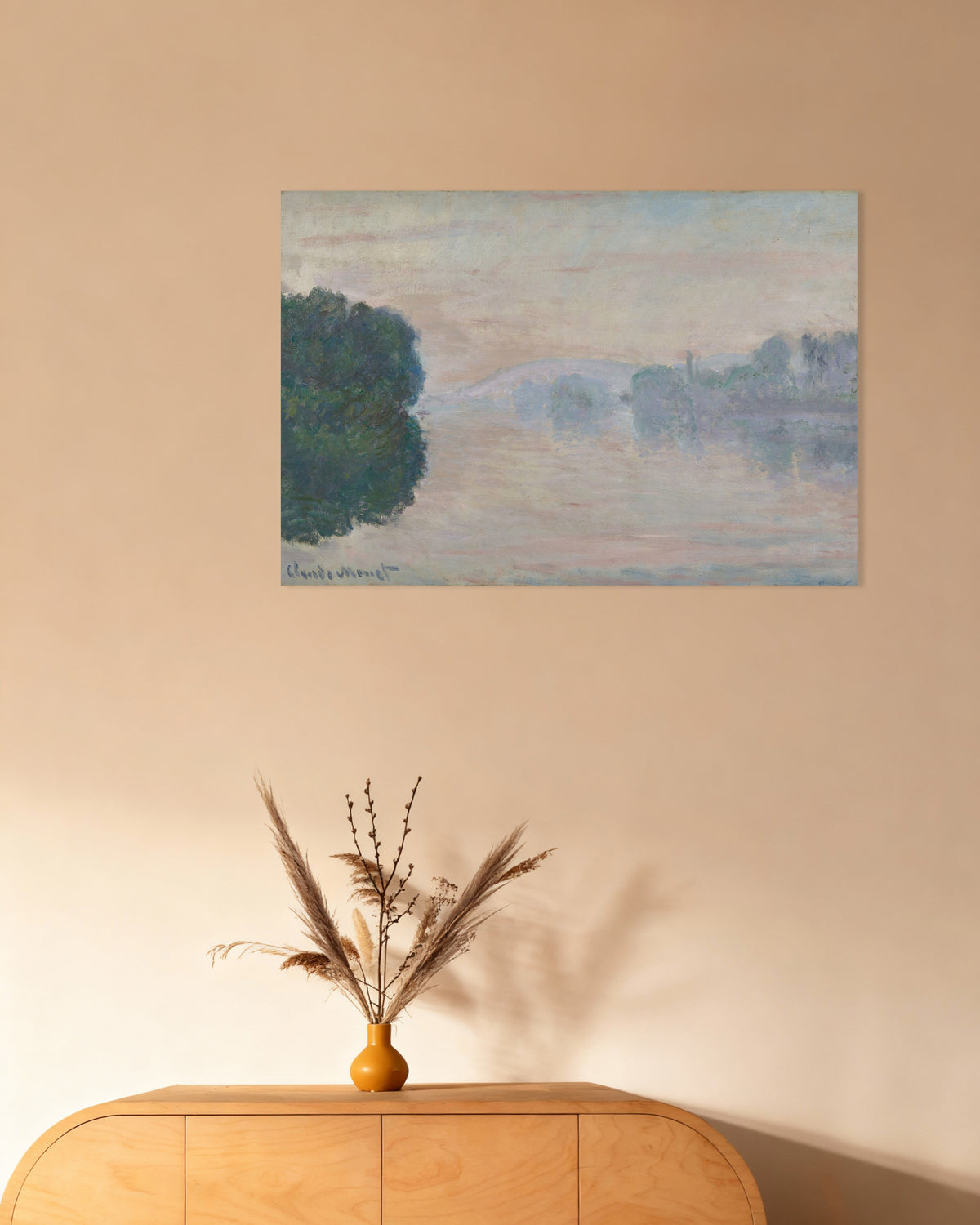 Poster O Sena na Bruma (1894), de Claude Monet