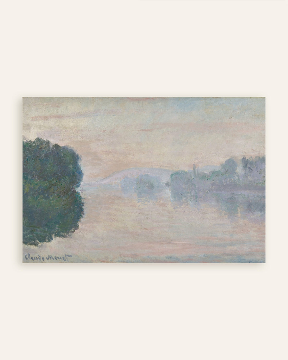 Poster O Sena na Bruma (1894), de Claude Monet, miniatura