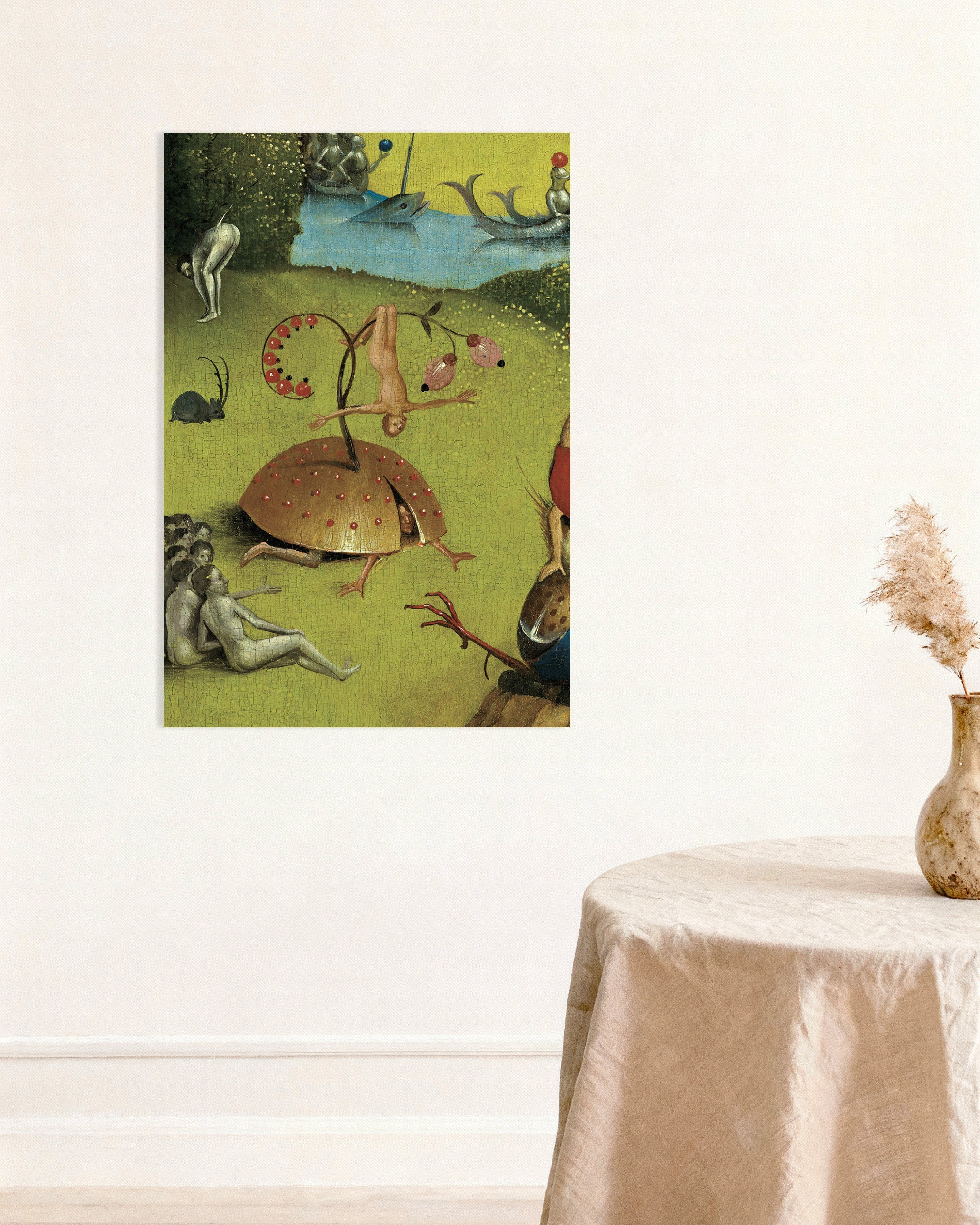 Poster of The shell and the acrobat - Detail from The Garden of Earthly Delights