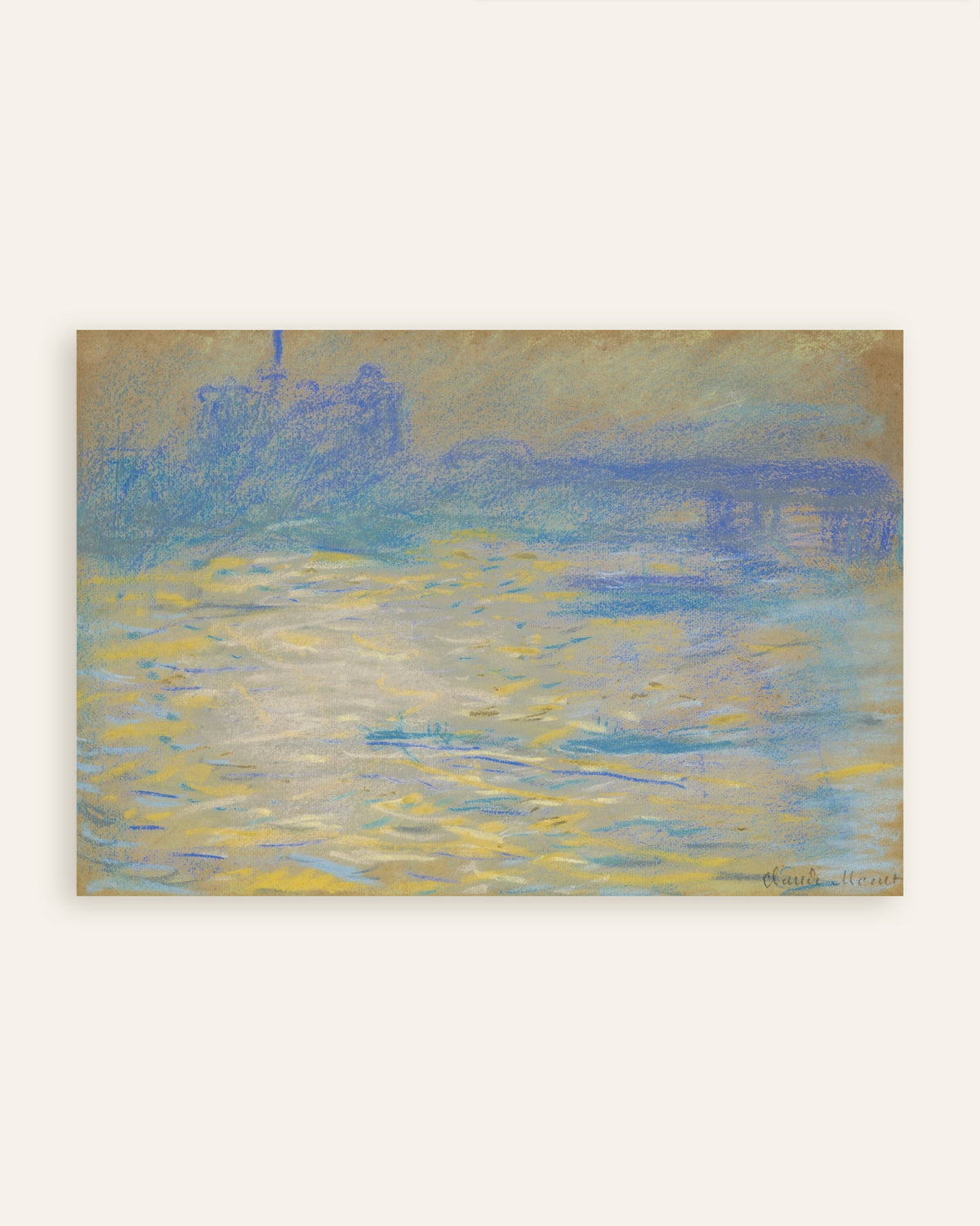 Poster O Tamisa (1901), de Claude Monet, miniatura