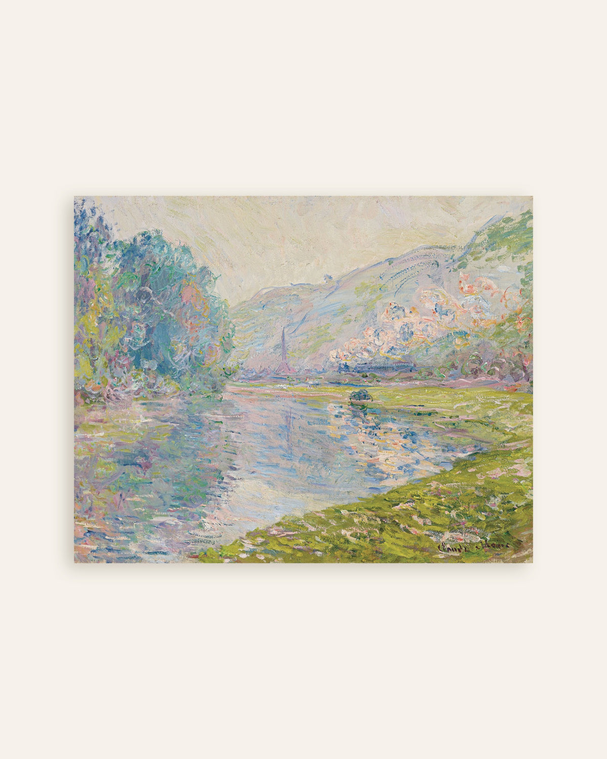 Poster O Comboio em Jeufosse (1884), de Claude Monet, miniatura