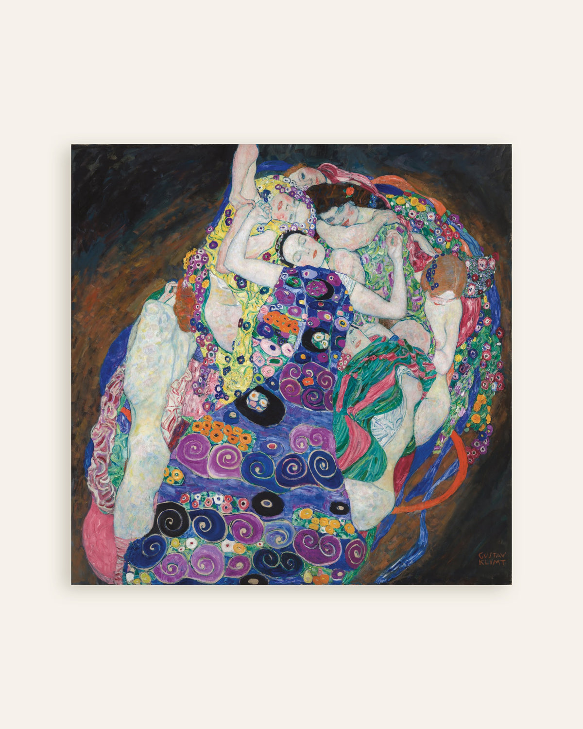 Poster A Virgem (1913), de Gustav Klimt, miniatura