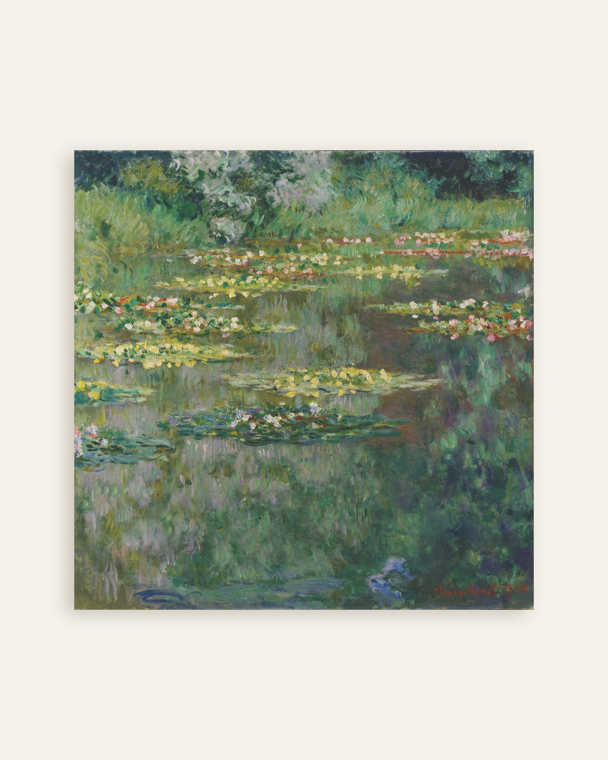 Poster O Lago dos Nenúfares (1904), de Claude Monet, miniatura