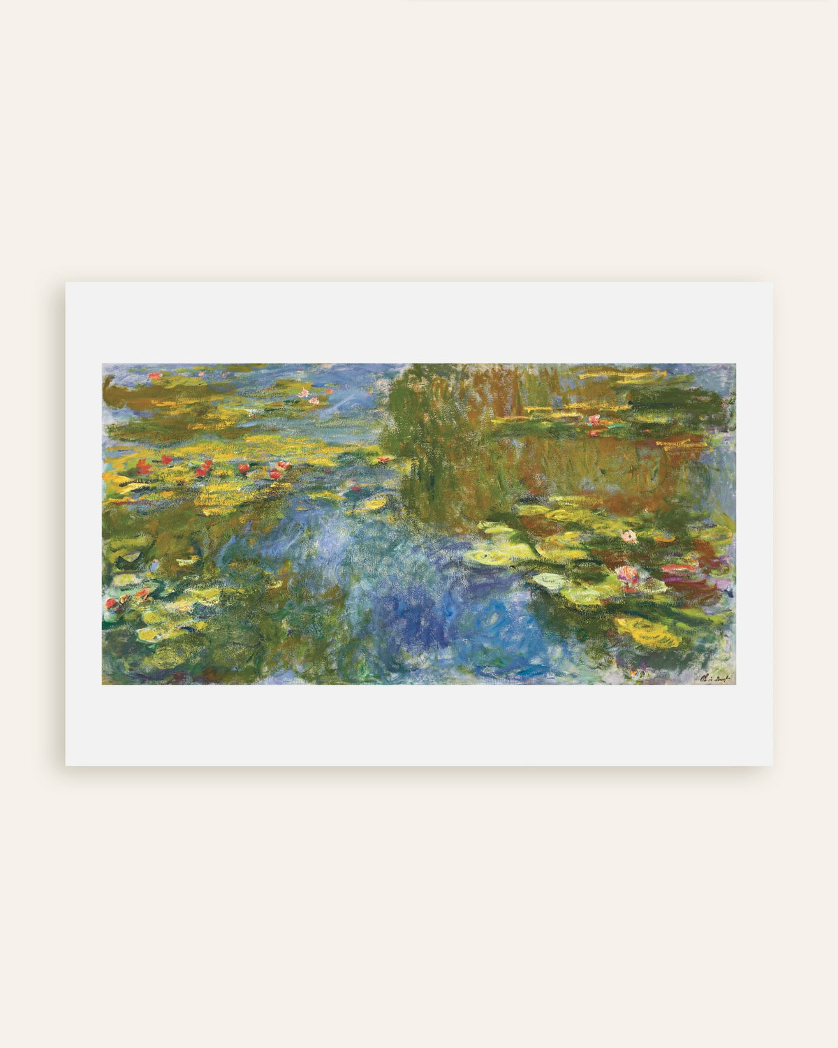 Poster O Lago dos Nenúfares (c. 1917–1919), de Claude Monet, miniatura