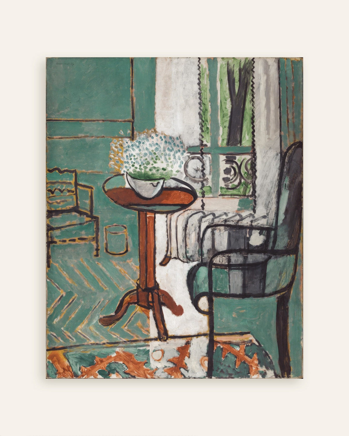 Poster de A janela (Interior com miosótis), de Henri Matisse, miniatura