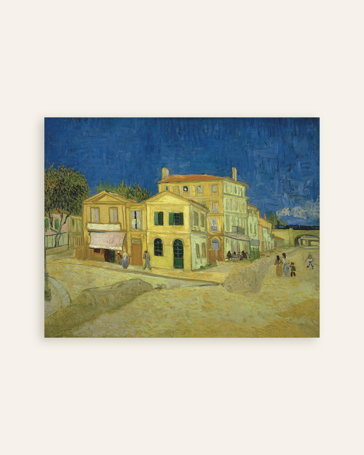 Poster de A Casa Amarela, A Rua (1888), de Vincent van Gogh, miniatura