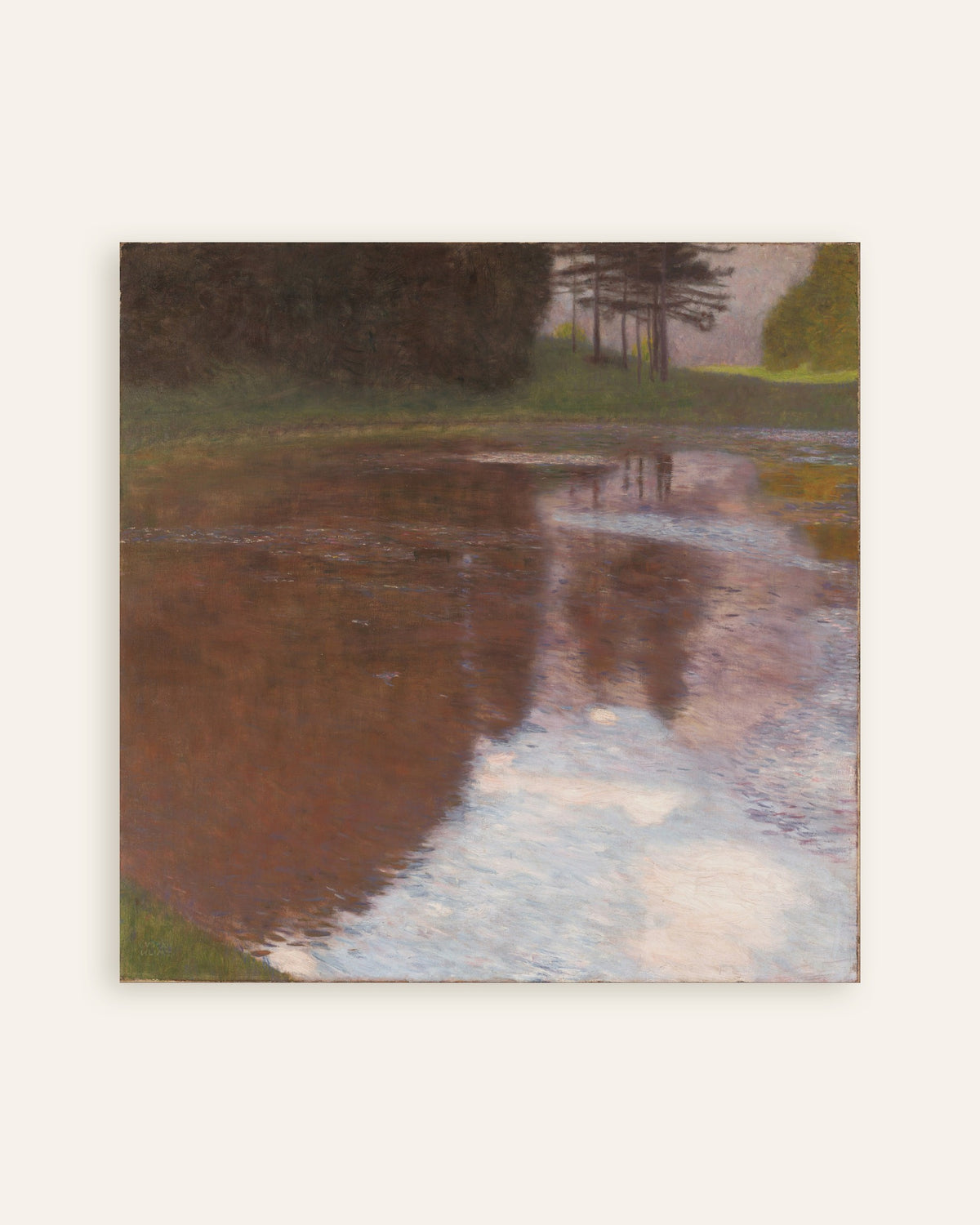 Poster Lago Tranquilo (1899), de Gustav Klimt, miniatura
