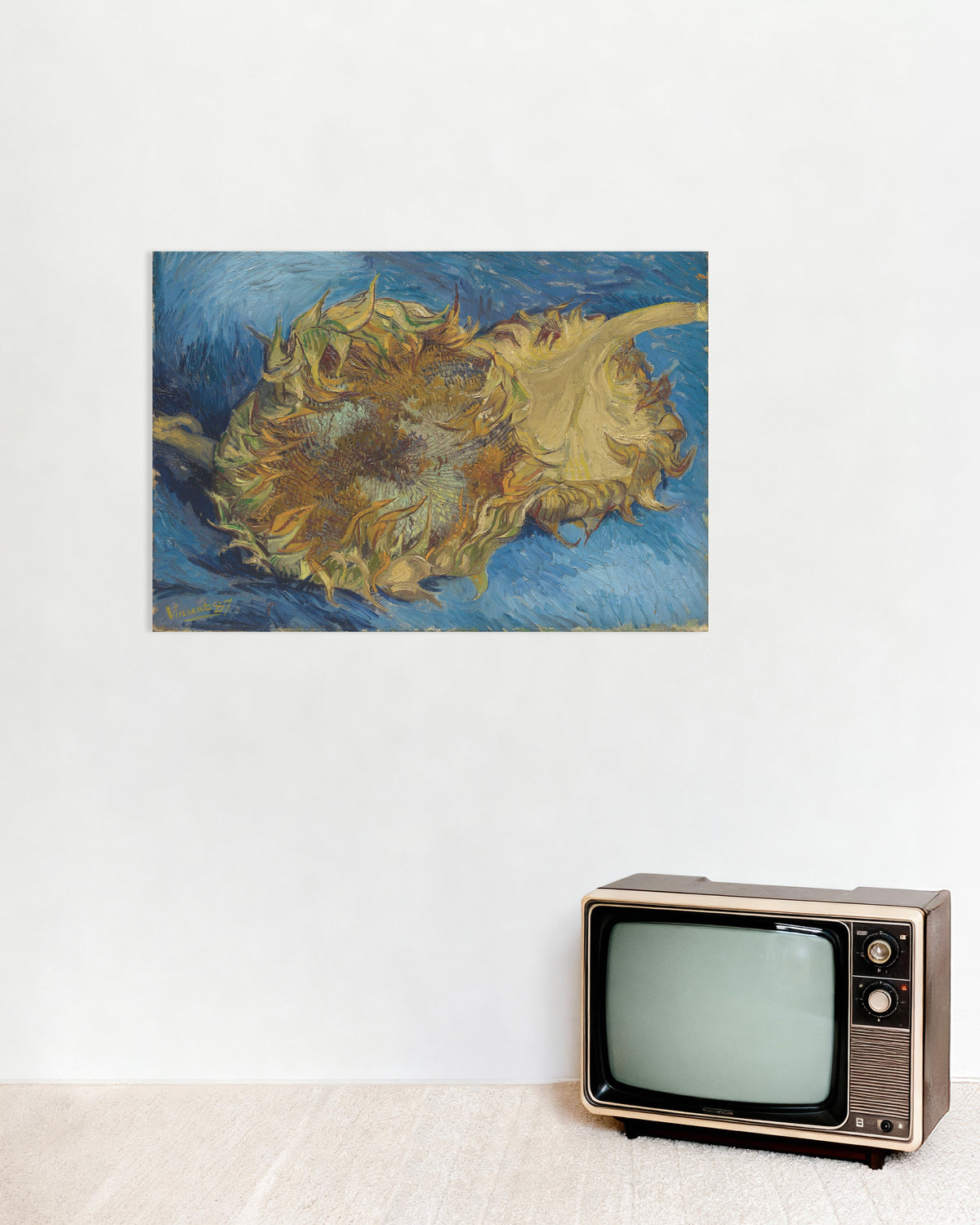 Poster de Dois girassóis cortados (1887), de Vincent van Gogh