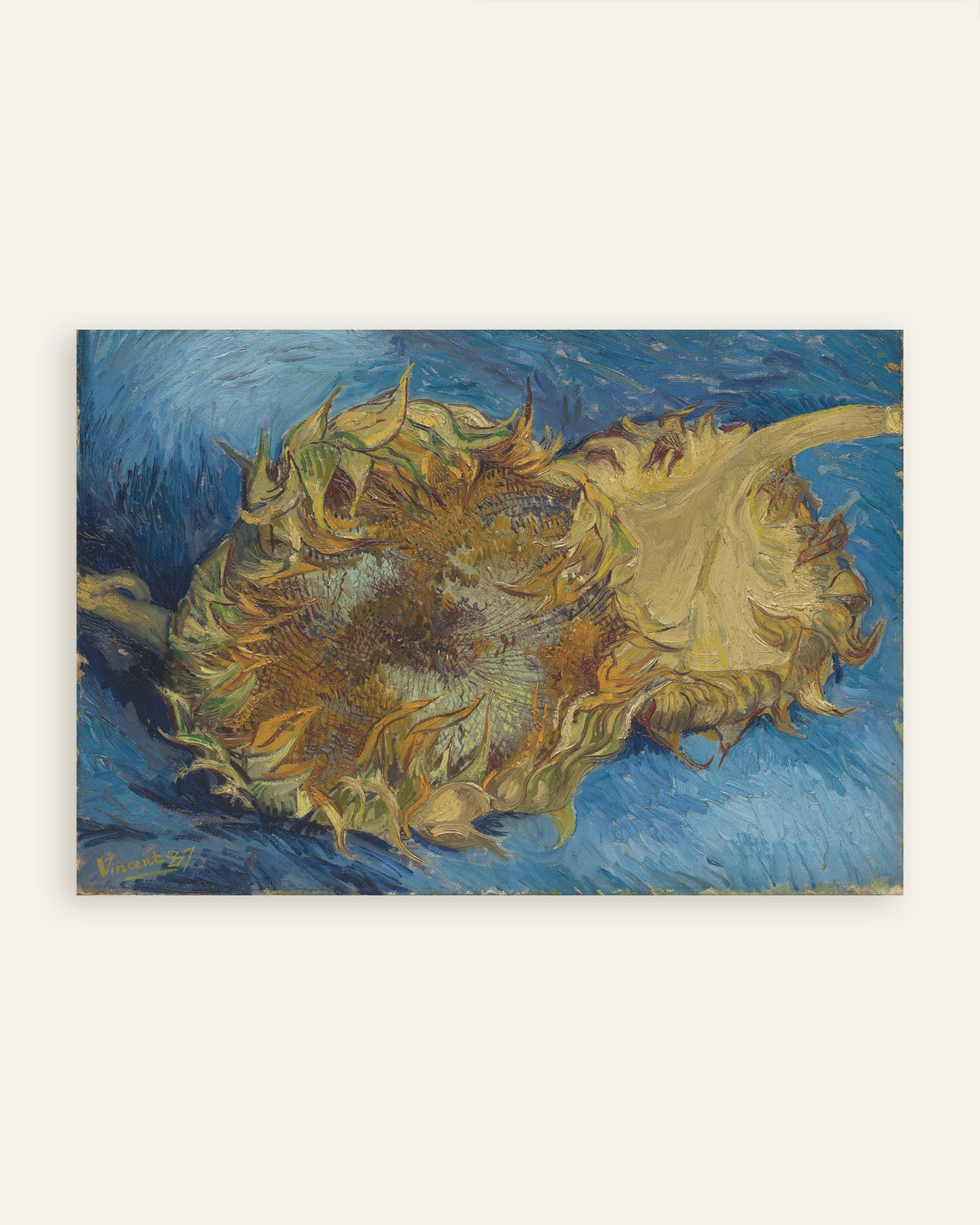 Poster de Dois girassóis cortados (1887), de Vincent van Gogh, em miniatura
