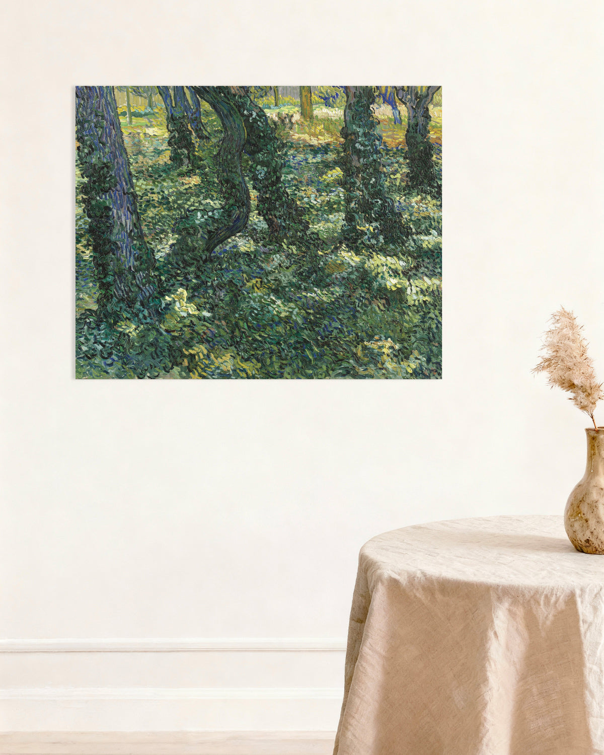 Poster de Vegetação rasteira (1887), de Vincent van Gogh