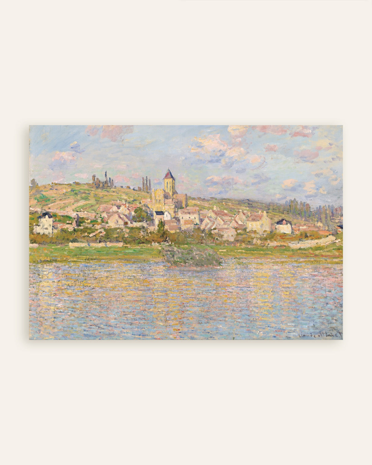 Poster Vétheuil, de Claude Monet, miniatura