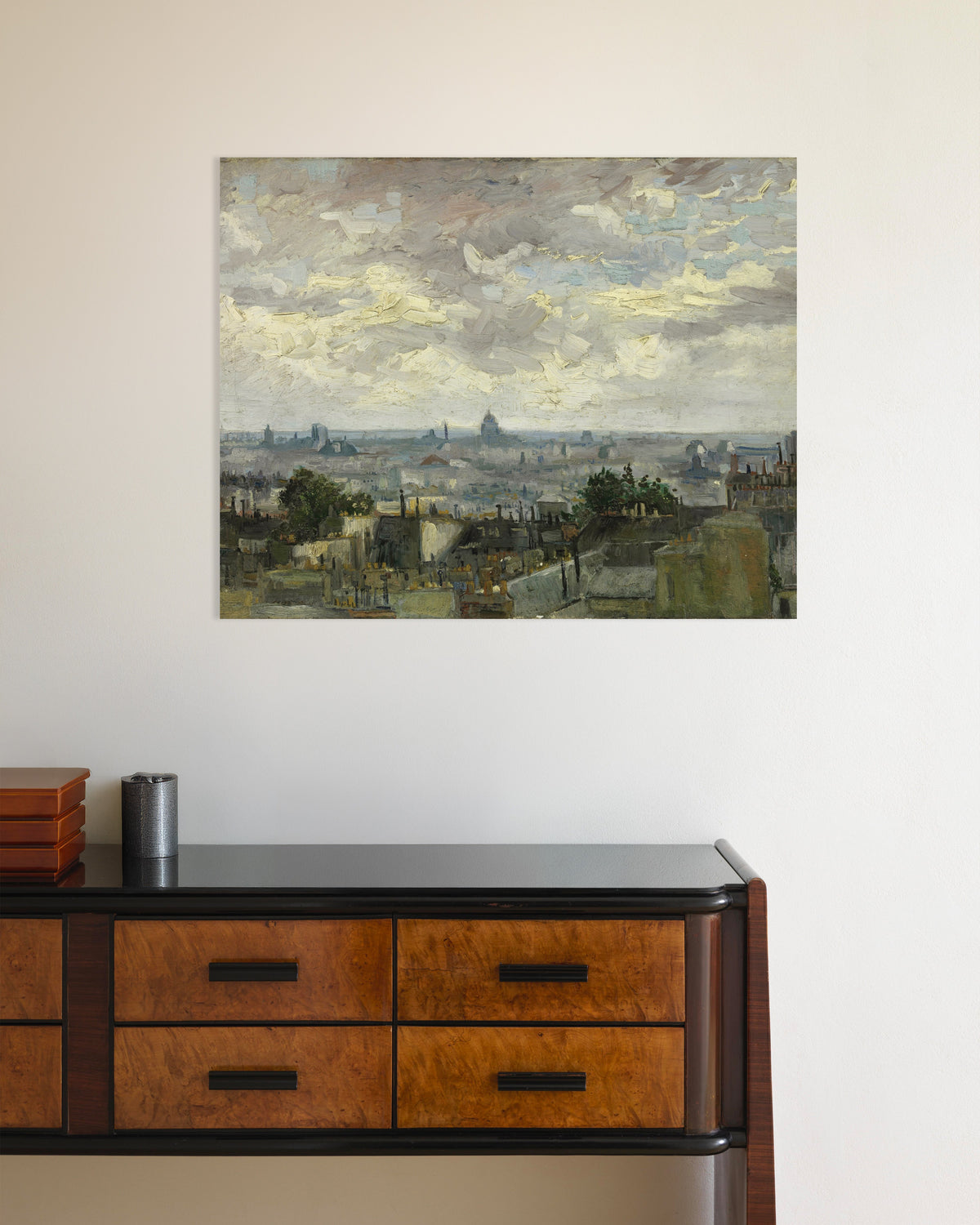 Poster de Vista de Paris (1886), de Vincent van Gogh
