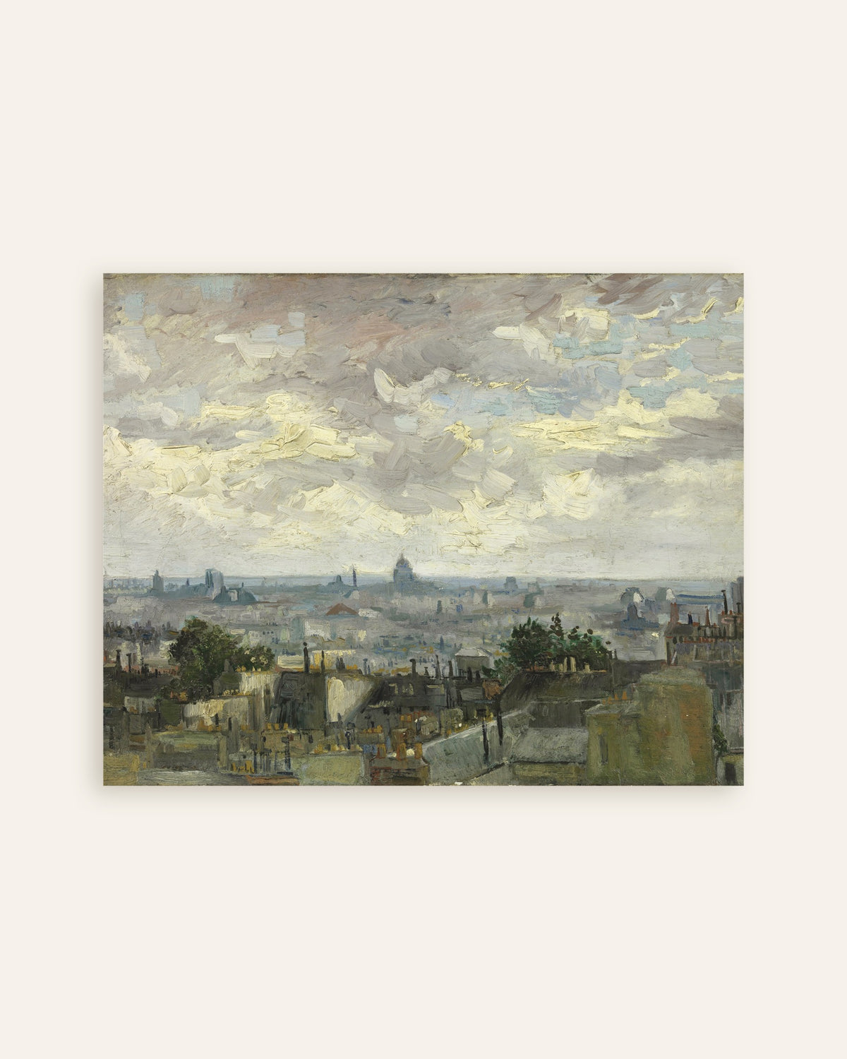 Poster de Vista de Paris (1886), de Vincent van Gogh, miniatura