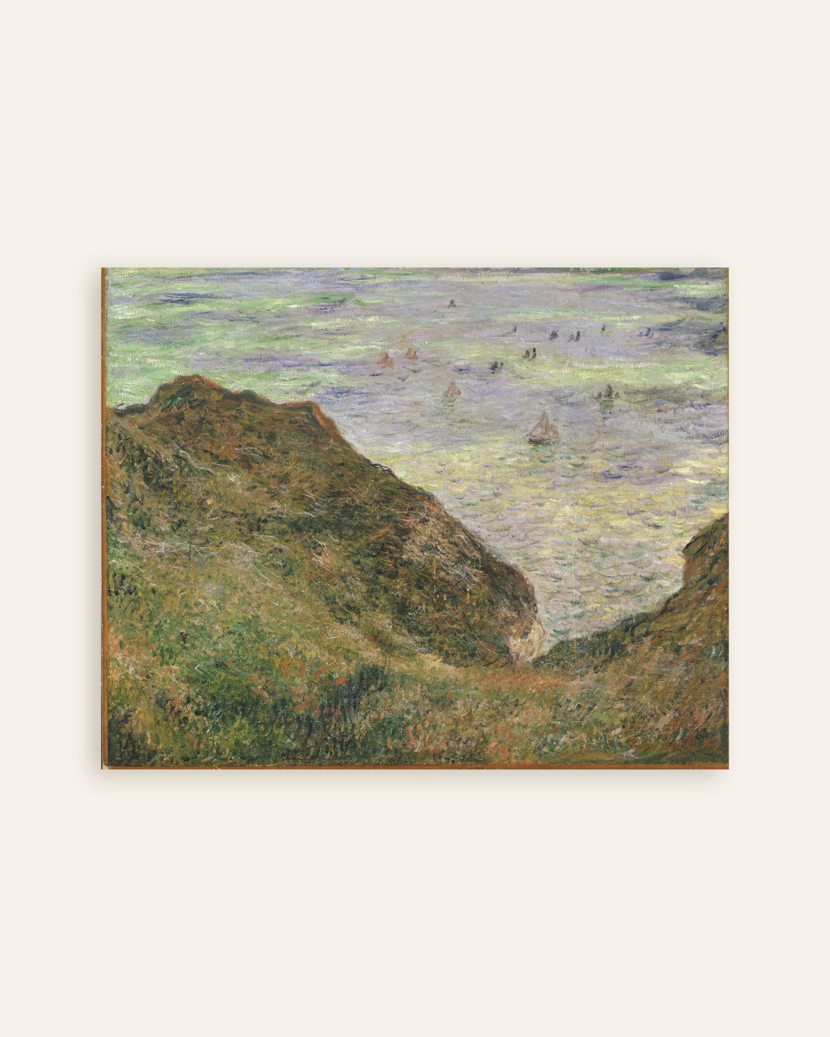 Poster Vista sobre o Mar (1882), de Claude Monet, miniatura