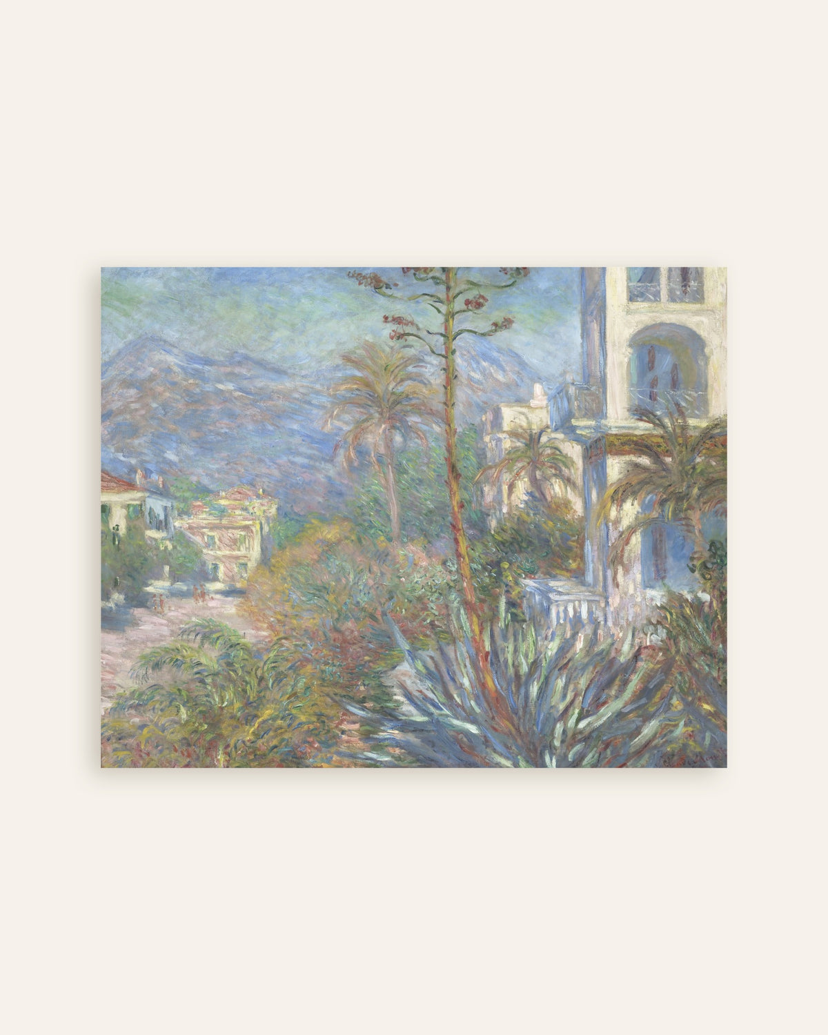 Poster Vivendas em Bordighera (1884), de Claude Monet, miniatura