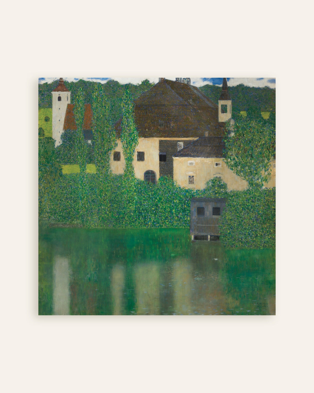 Poster Castelo na Água (1908–1909), de Gustav Klimt, em miniatura