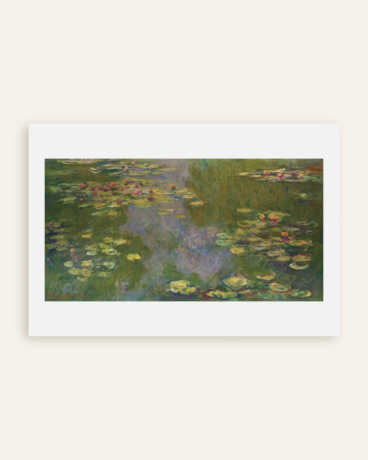 Poster Nenúfares (1919), de Claude Monet, miniatura