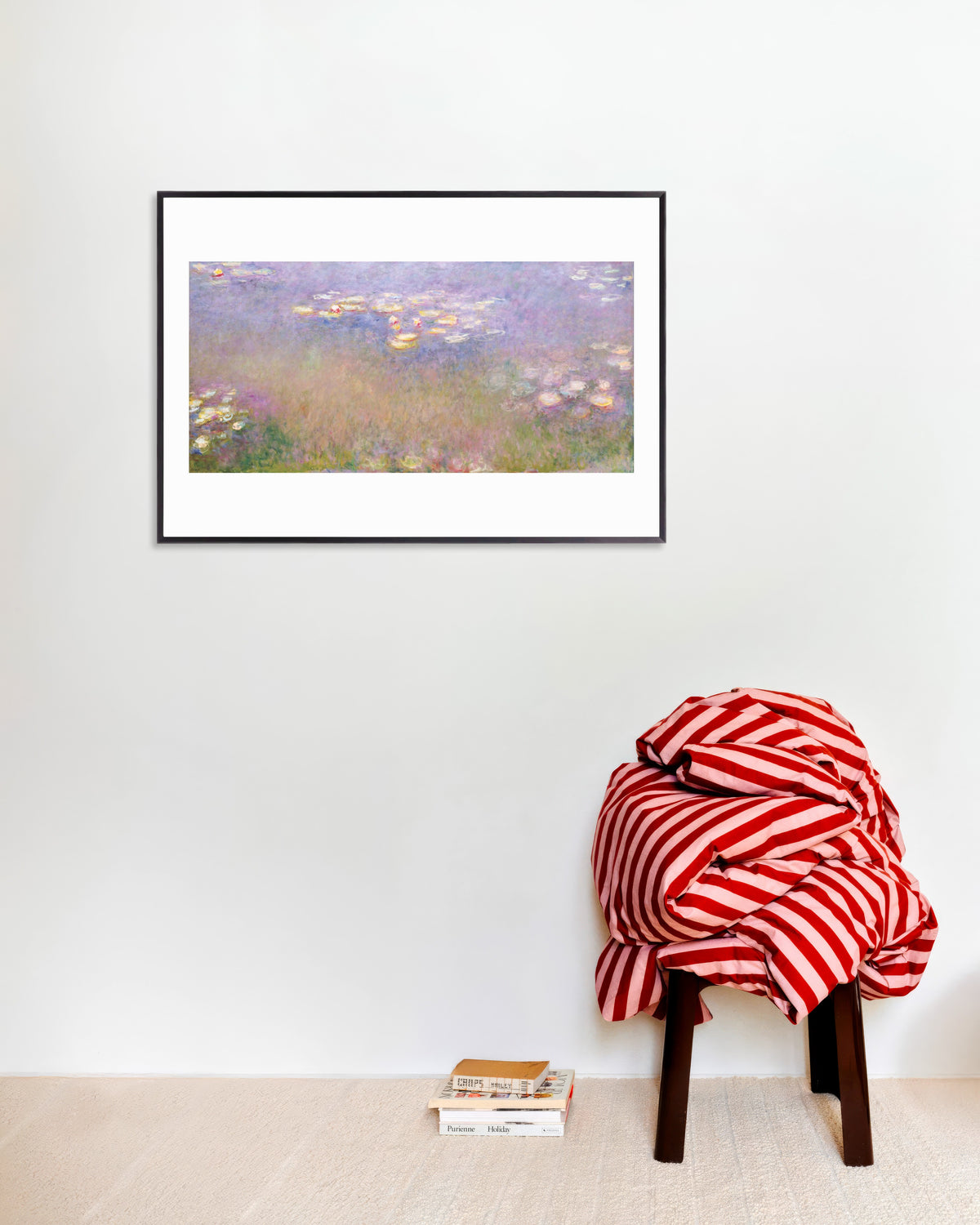 Poster Nenúfares (c. 1915–1926), de Claude Monet, com moldura de metal