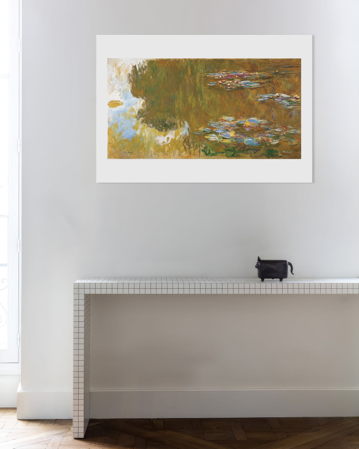 Poster Lago dos Nenúfares com Reflexos de Salgueiro (c. 1917–1919), de Claude Monet