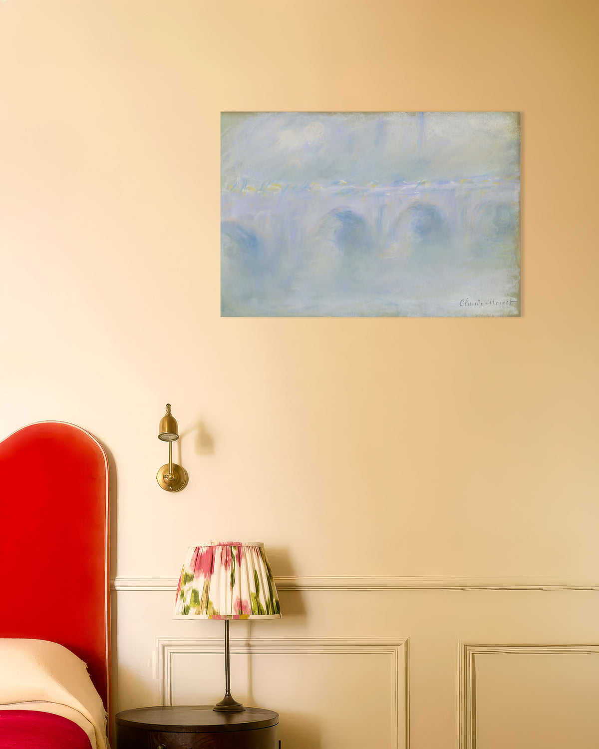 Poster A Ponte de Waterloo (1901), de Claude Monet