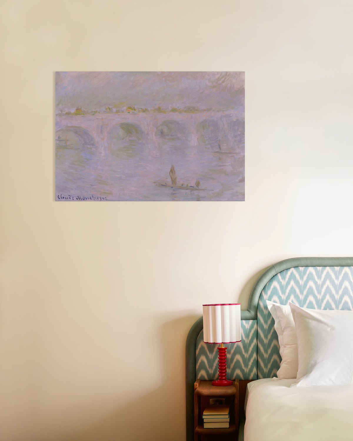 Poster A Ponte de Waterloo, Londres (1902), de Claude Monet