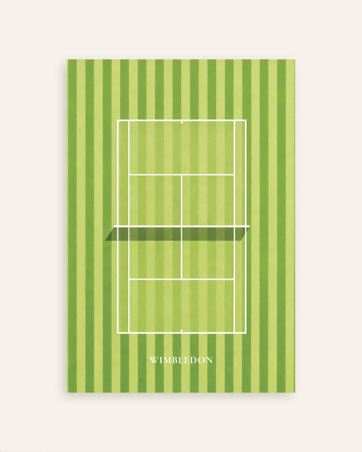 Poster de Wimbledon: ténis num campo de relva, miniatura