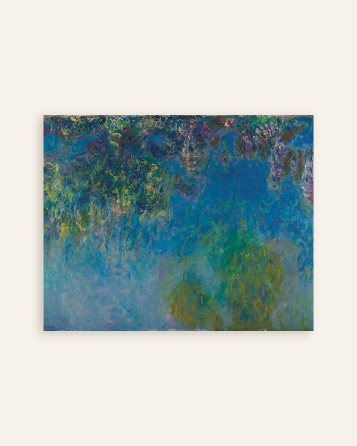 Poster Glicínias (c. 1925), de Claude Monet, miniatura