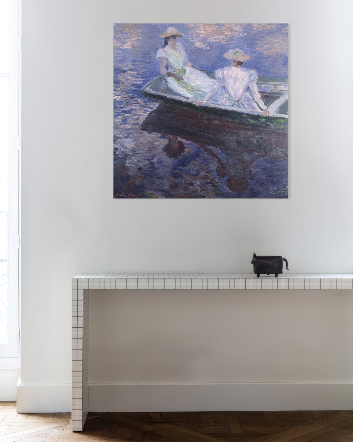 Poster Raparigas num Barco (1887), de Claude Monet